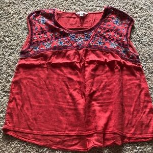 Embroidered top